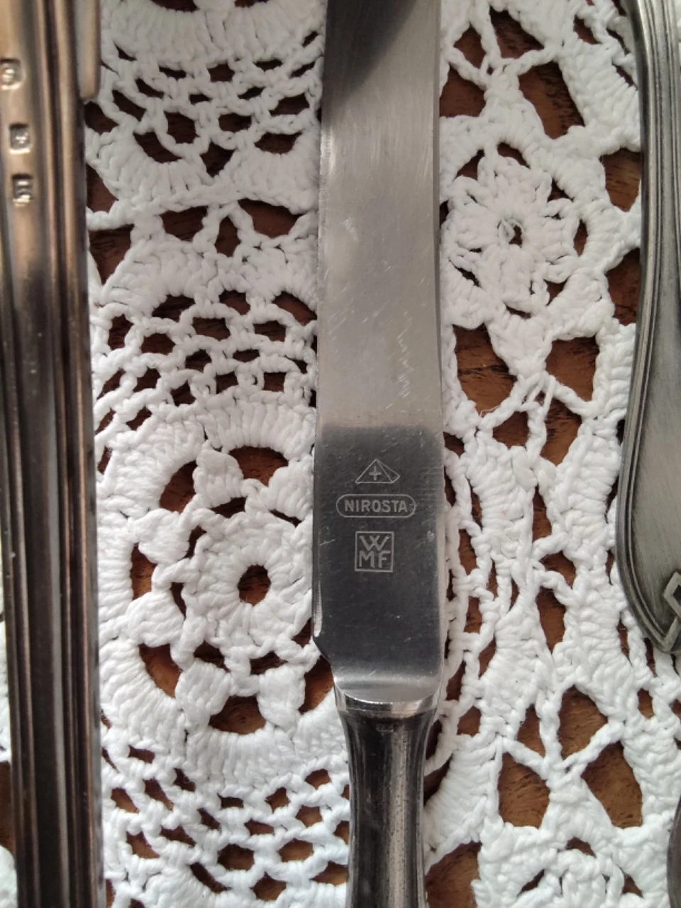 Tenedores para caracoles /cuchillo/sopa de metal plateado antiguo – photo 6